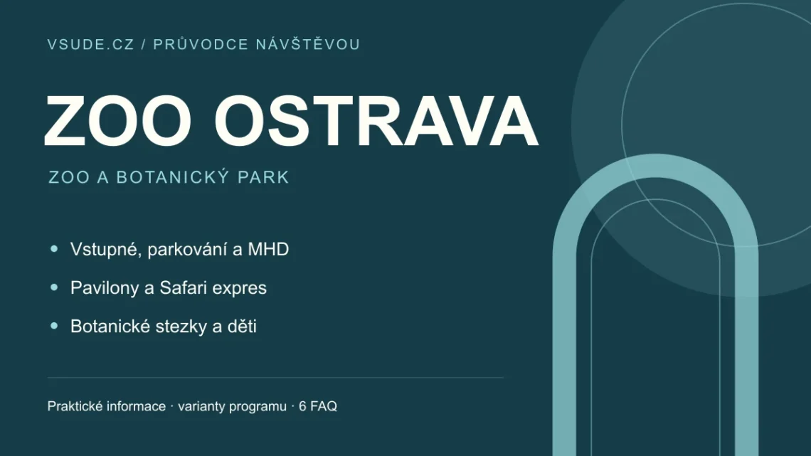 Redakční grafika: Zoo OSTRAVA, vstupné, doprava a program návštěvy