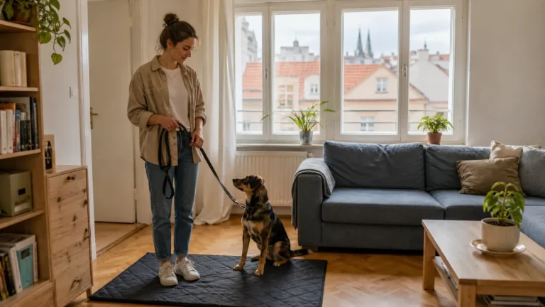 Nájemnice se psem v čistém pražském nájemním bytě