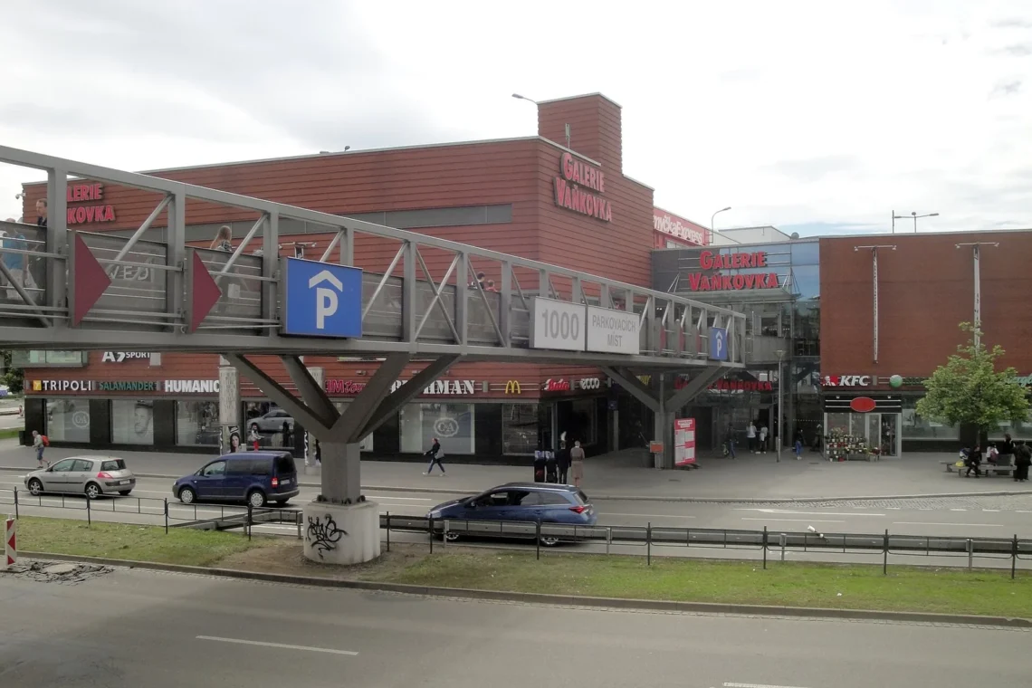 Galerie Vaňkovka v Brně; skutečná archivní fotografie