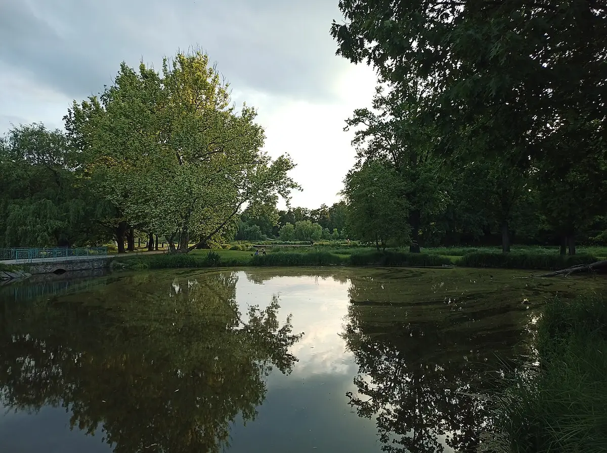 Rybník v pražské Stromovce, archivní fotografie